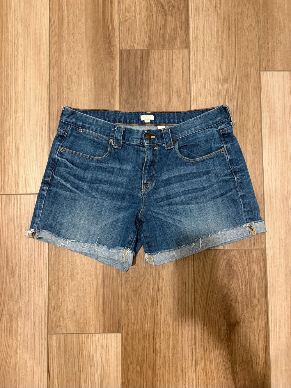 J. Crew Mid-Rise Denim Shorts
